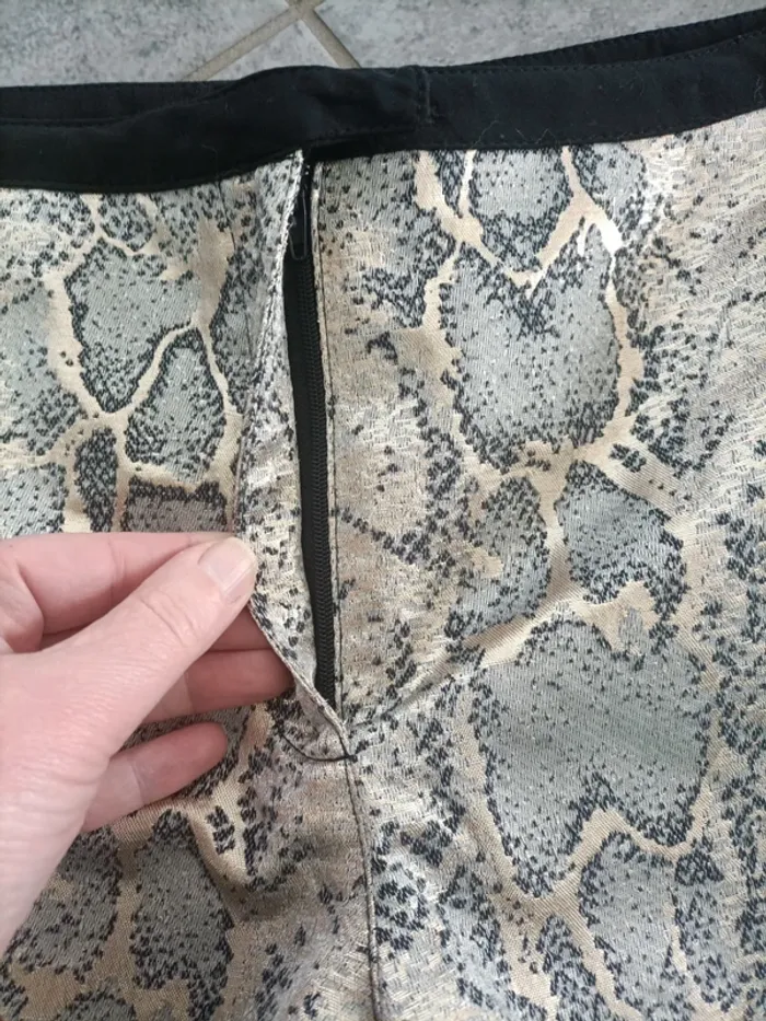 Short mordoré imprimé Python - photo numéro 3