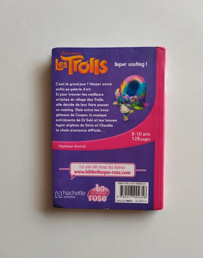 Livre - Les trolls / Super casting ! - La bibliothèque Rose - photo numéro 2