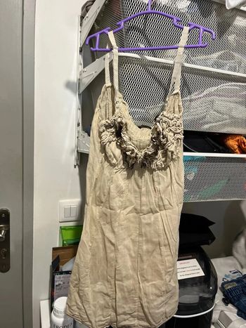 Débardeur beige