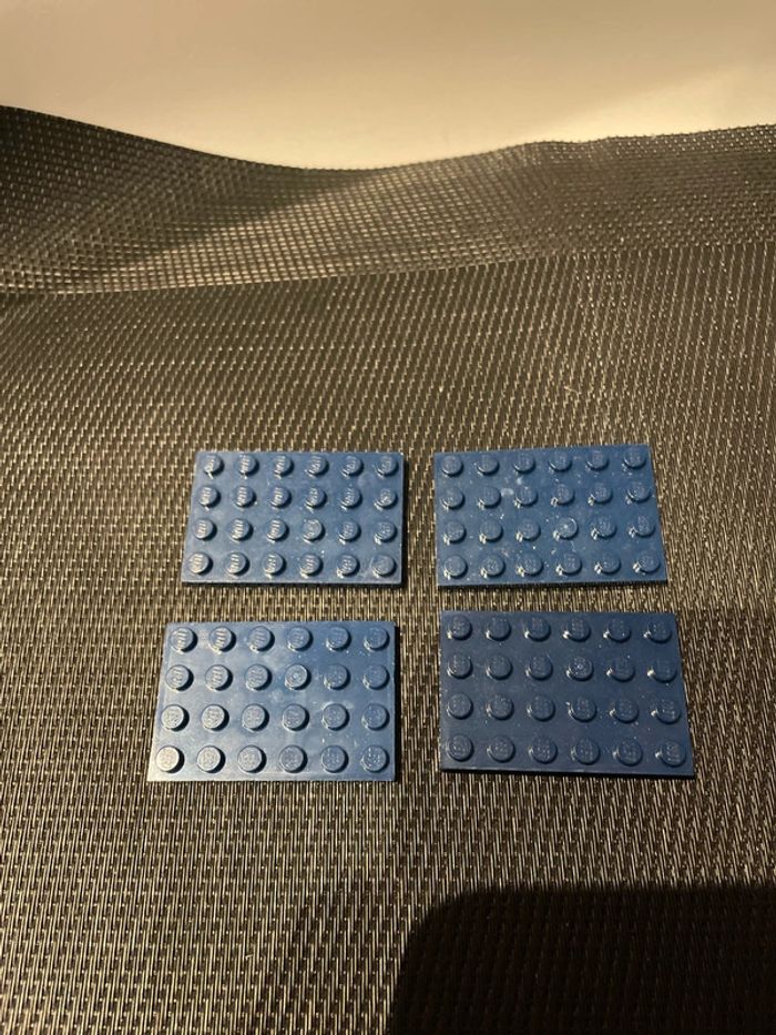 Lego lot petites plaques base bleu foncé lego officiel pièces détachées
