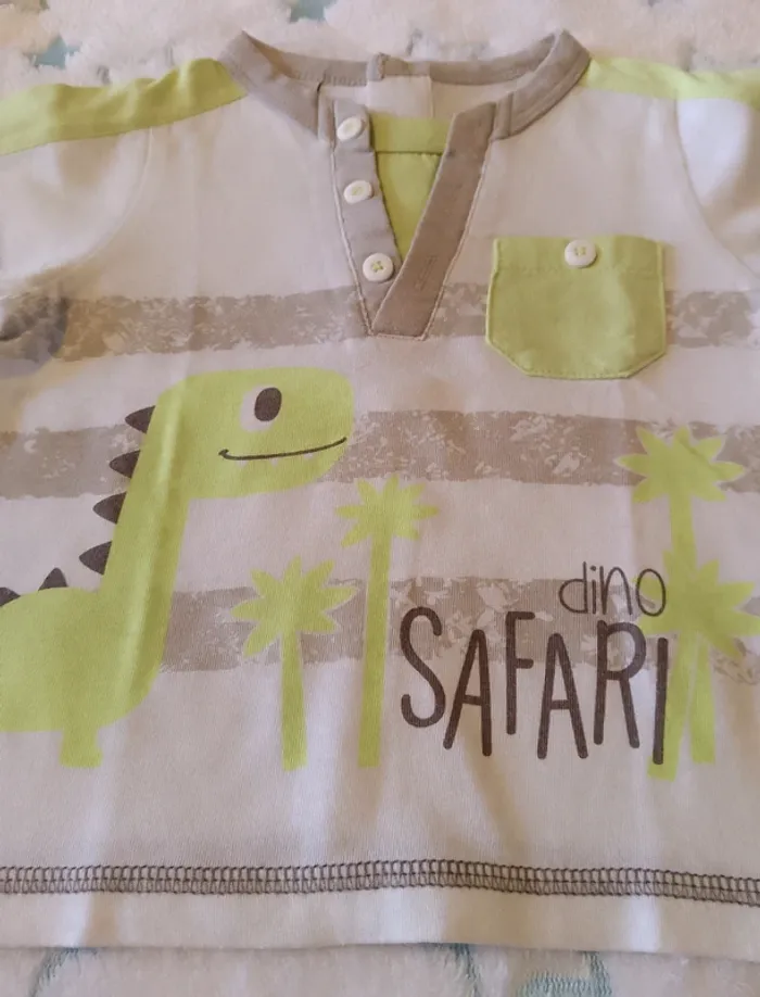 Ensemble motif safari dino. - photo numéro 3