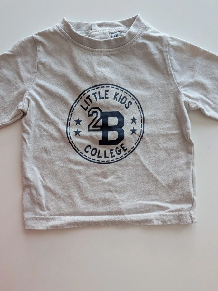 Tee-shirt 12 mois en don pour tout achat