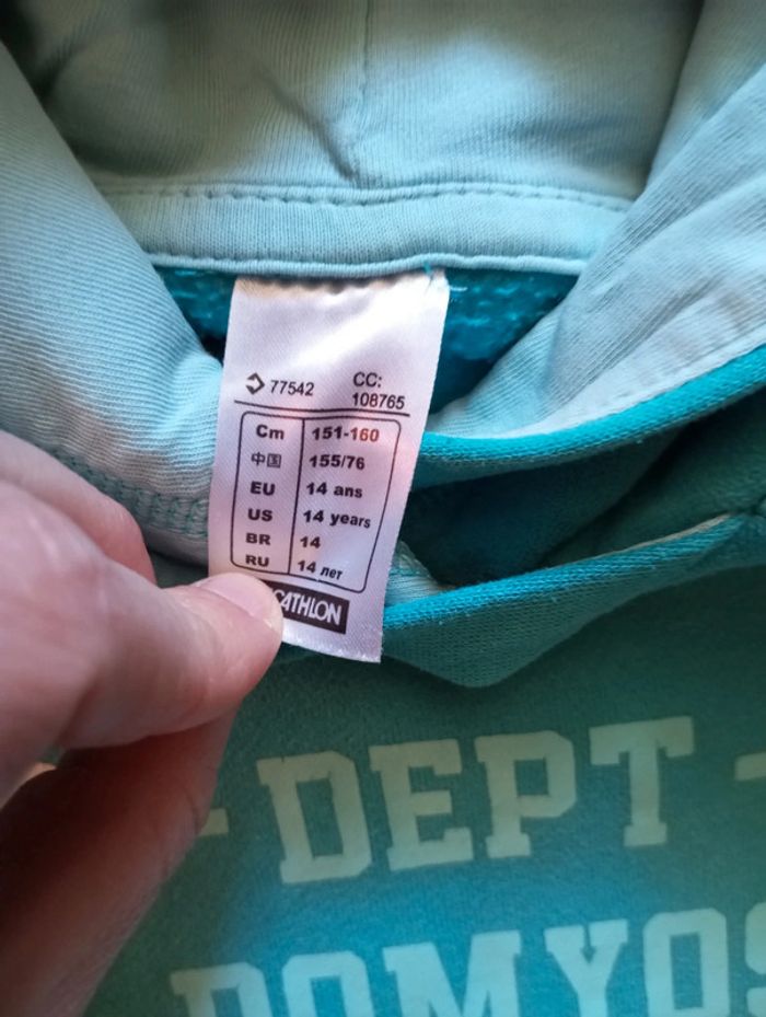 Sweat Decathlon 14 ans - photo numéro 2