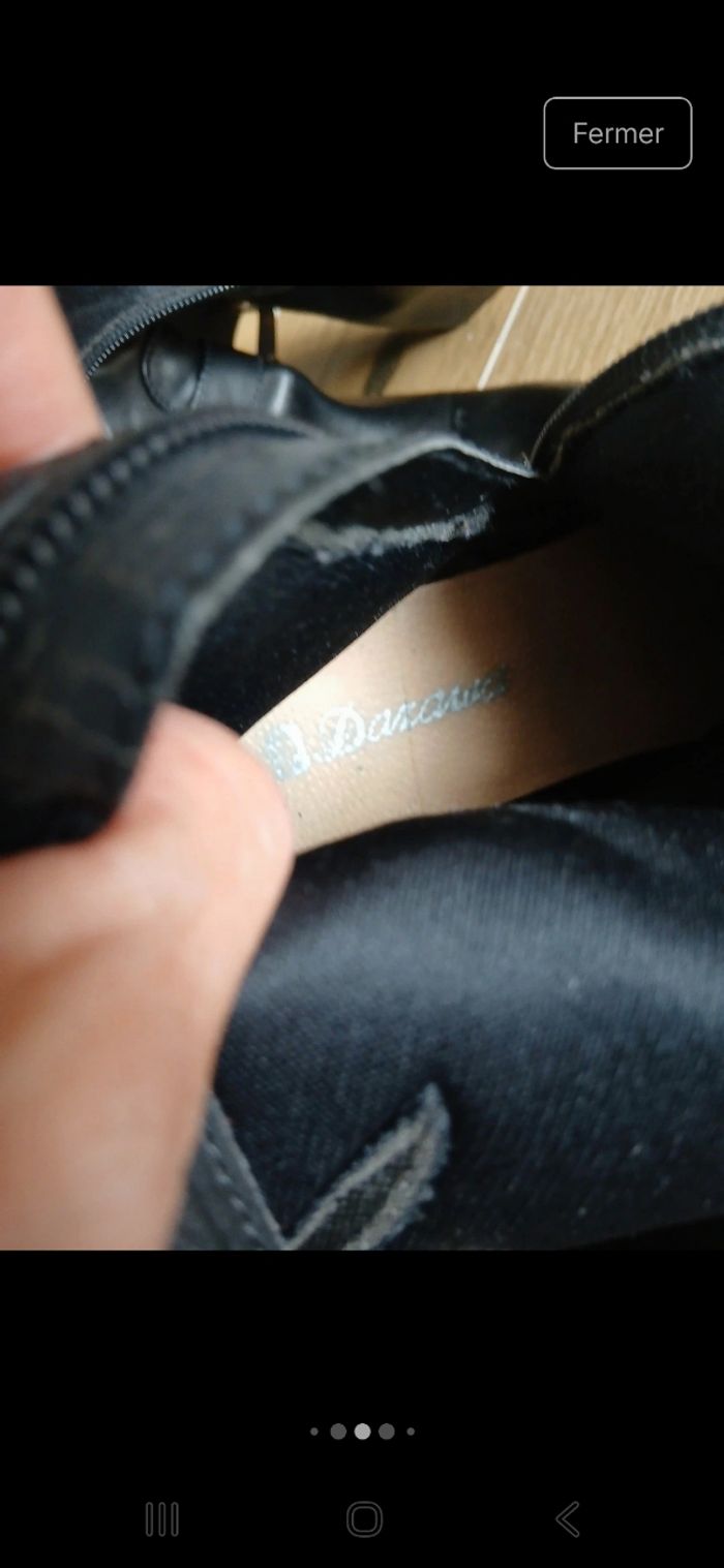 Longues  bottes noires T 38.neuves.cavalieres. - photo numéro 9