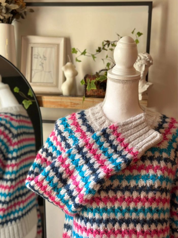 Pull en maille colorée Zara – Taille S - photo numéro 5