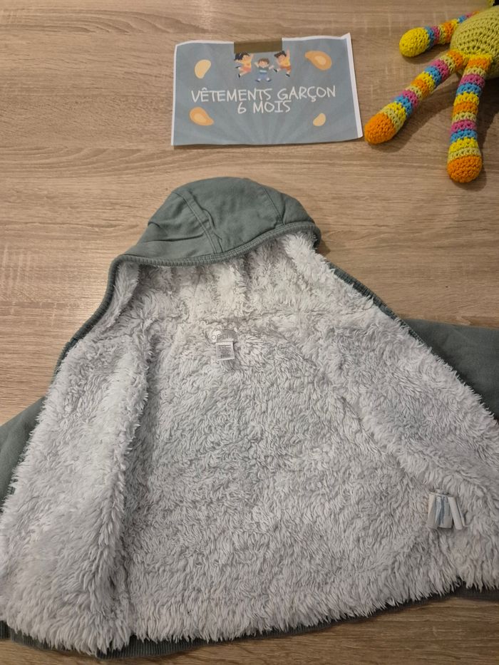 Gilet molletonné garçon 6 mois OBAIBI - photo numéro 2