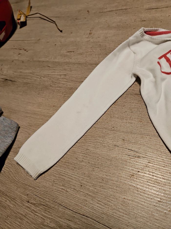 Pull léger blanc à manches longues, col rond J aime Paris, Orchestra, 4 ans - photo numéro 6