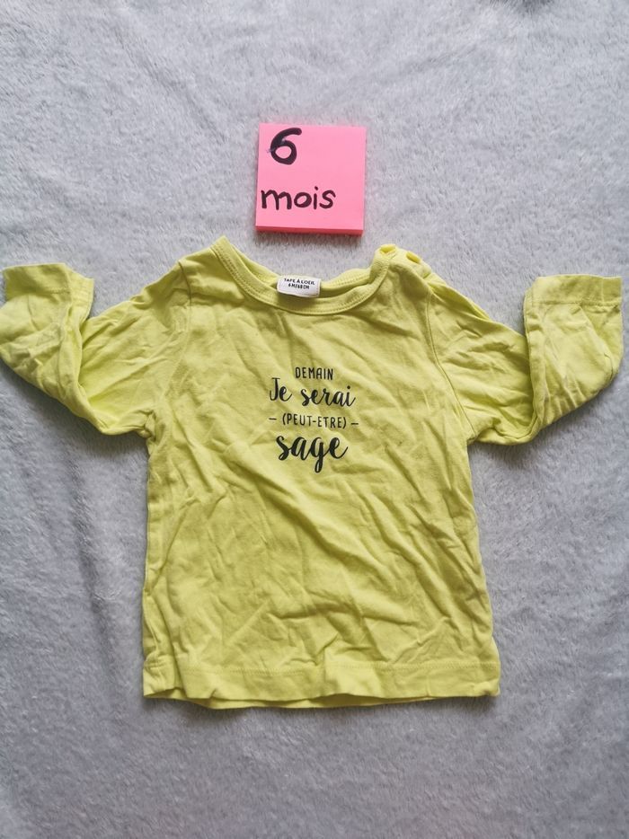 Tee shirt 6 mois