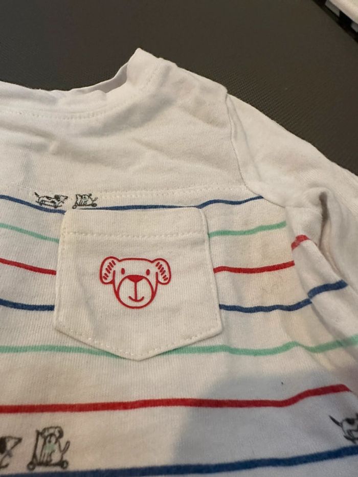 T-shirt manches longues bébé garçon 12 mois - photo numéro 3