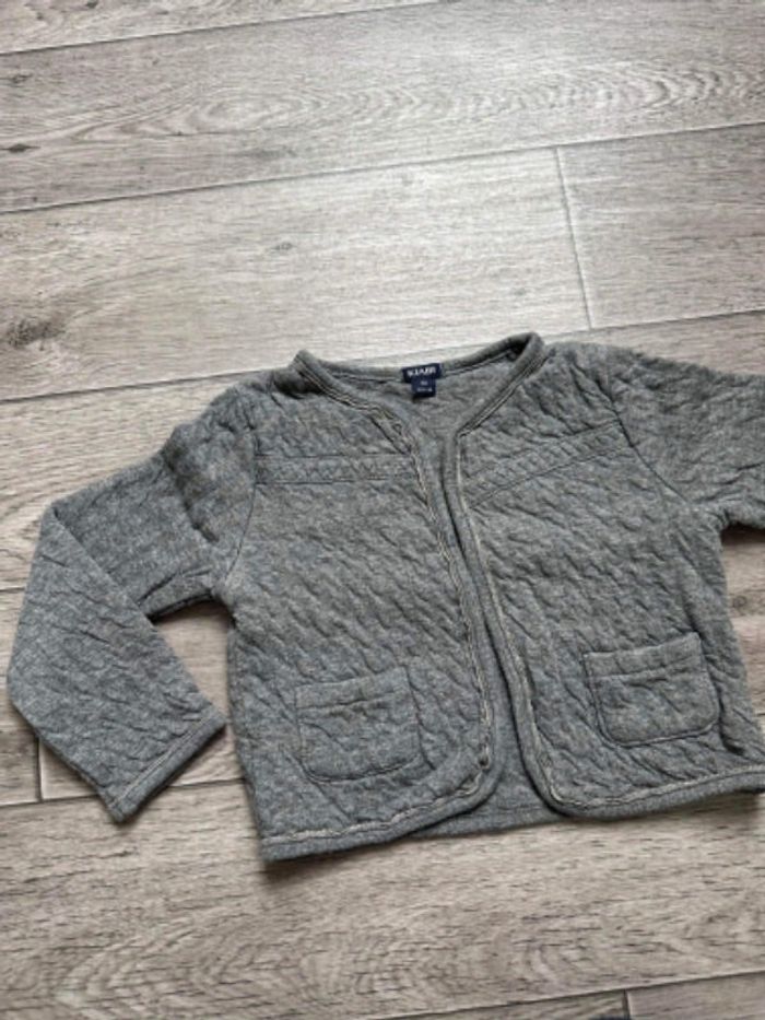 Gilet gris Kiabi 3 ans