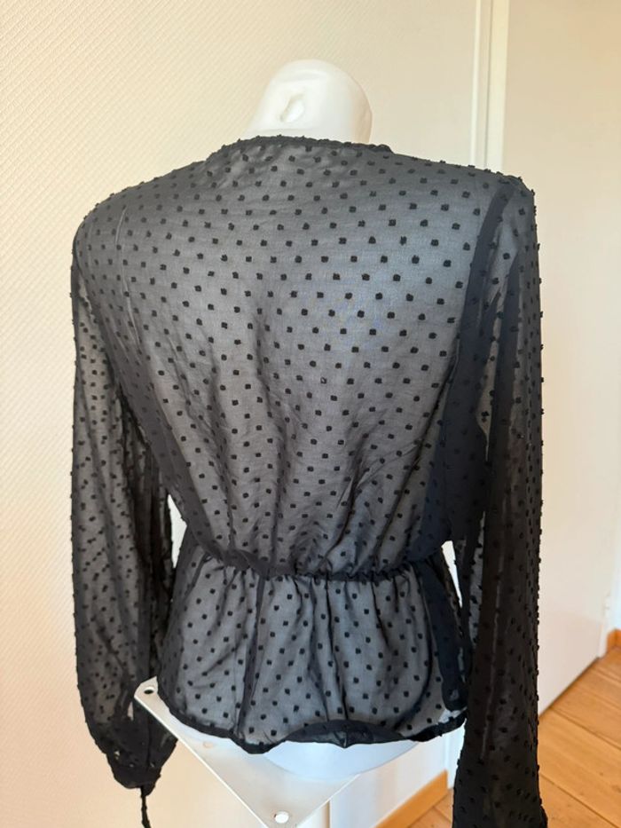 Blouse noir SHEIN taille M en très bon état - photo numéro 6
