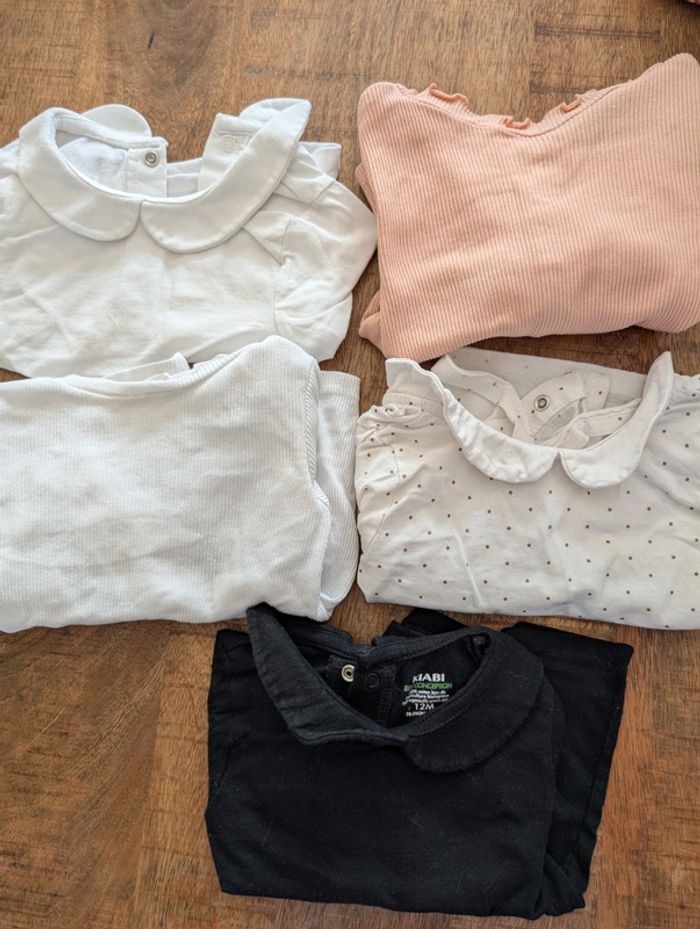 Lot tee shirt manches longues