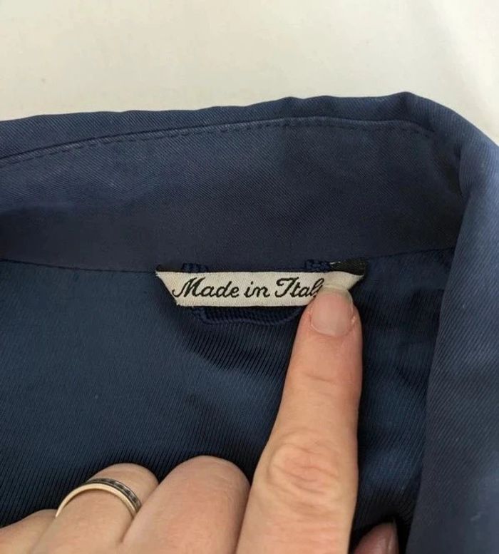 Manteau léger veste d'été marine - Marina Rinaldi - taille 25 (FR48/50) - photo numéro 5