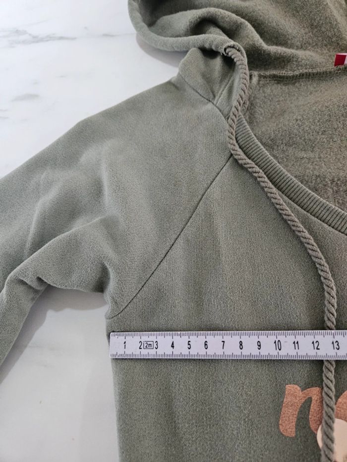 Guess pull vert à capuche taille XS - photo numéro 11