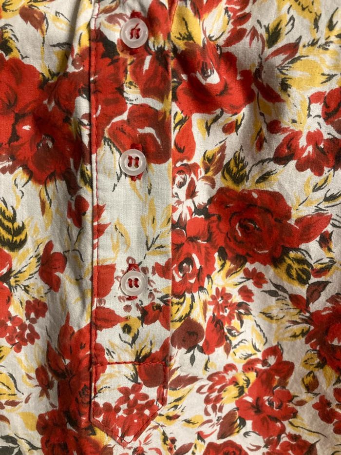 Tunique, blouse fleurie taille 5 - photo numéro 2