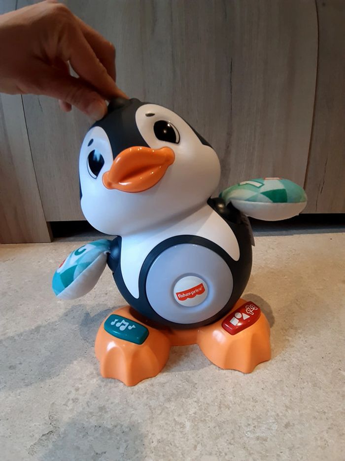 Jouet d'éveil interactif et musical pingouin fisher price - photo numéro 3