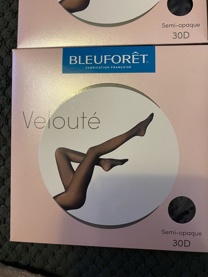 Lot de 2 paires de collants bleuforêt neuf 36/38 - photo numéro 2