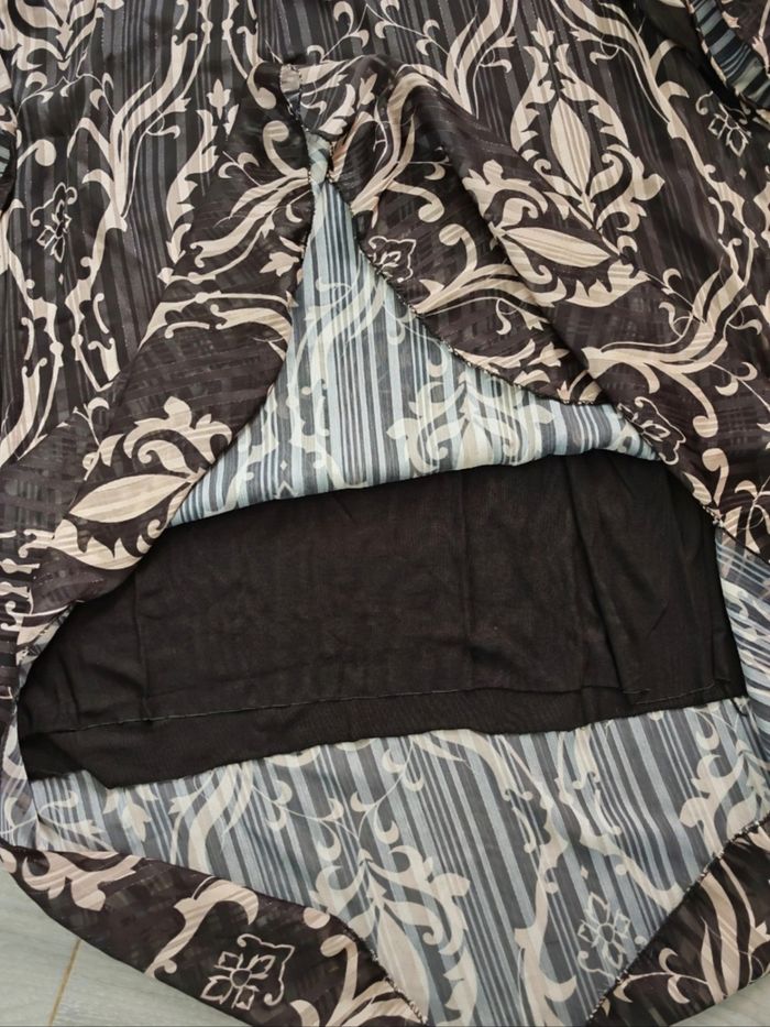 Robe midi imprimé baroque Made In Italy T.S/M - photo numéro 5