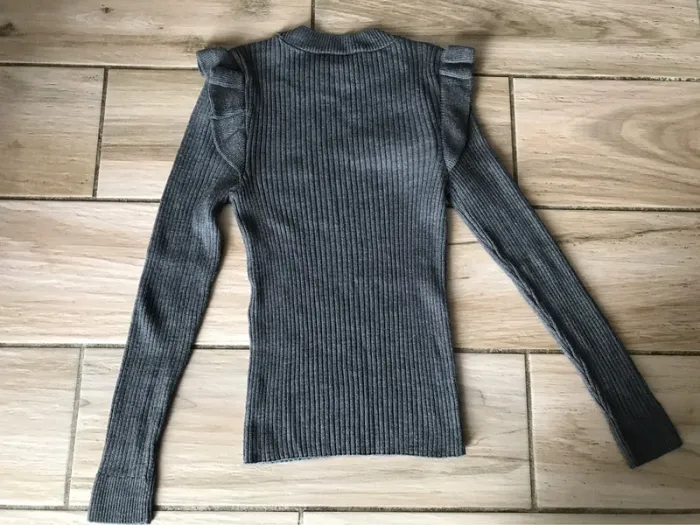 Pull gris kiabi S - photo numéro 4