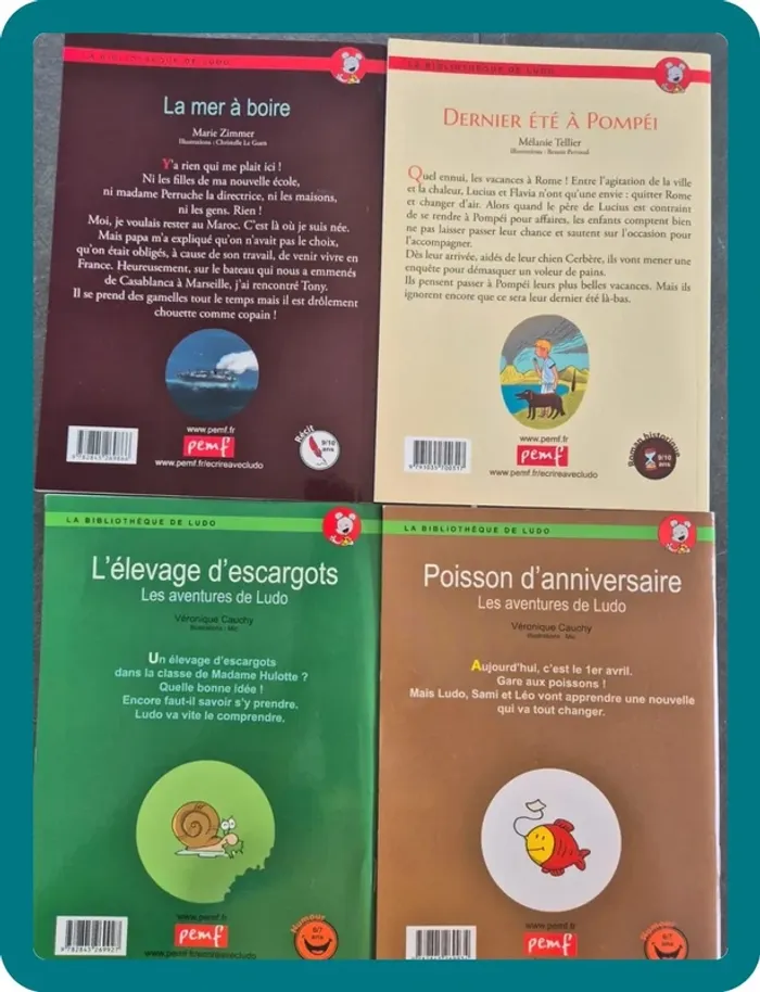 Lot de 4 Livres Enfant de la collection " La Bibliothèque De Ludo" - photo numéro 2