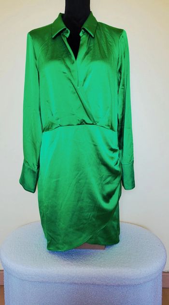 Magnifique robe verte Mango