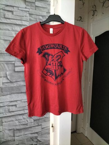 T-shirt bordeaux Harry Potter taille XS