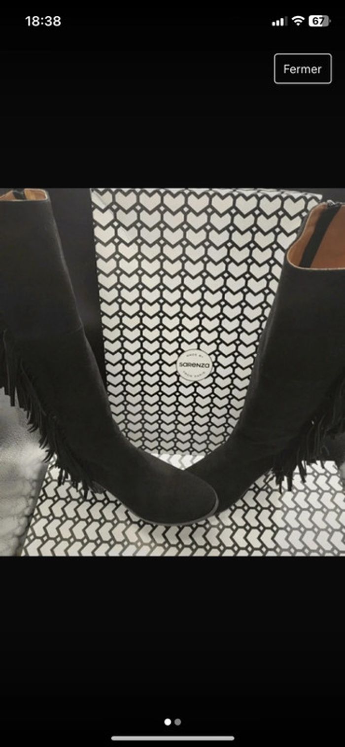 Bottes hautes Sarenza pointure 39
