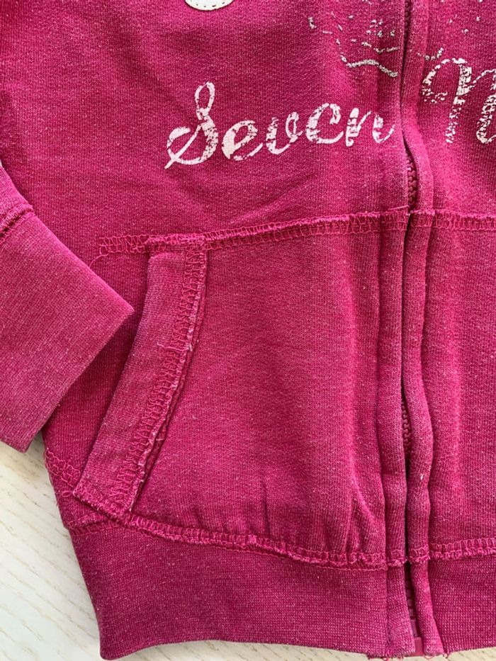 Gilet à capuche rose 6 ans Complices - photo numéro 3