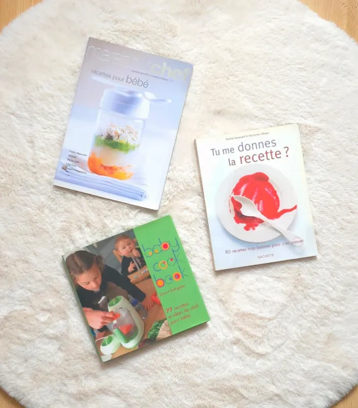 Lot de livres de cuisine pour faire des recettes pour bébé + 1 livres de recettes