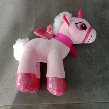 Peluche licorne petit poney
