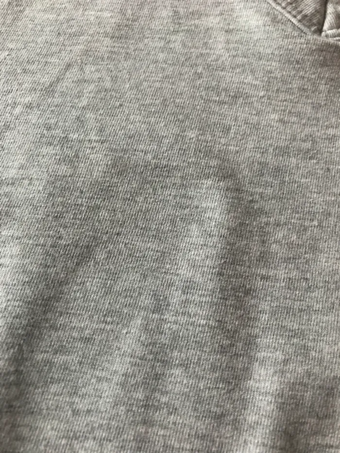 garçon t-shirt manches courtes gris chiné col V coton elastane 9-10ans zeeman - photo numéro 3