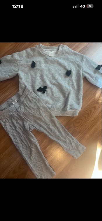 ensemble h&m 12/18 mois 