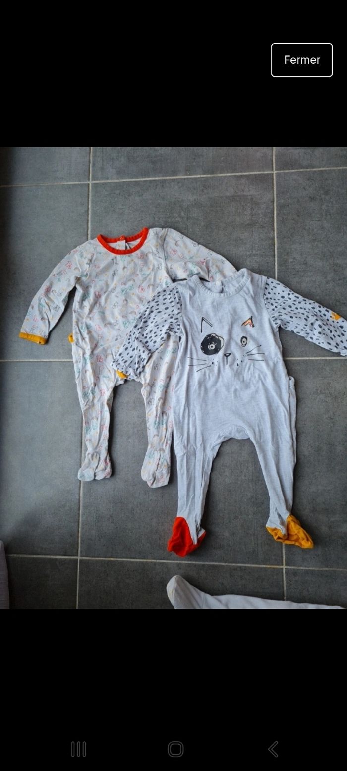 Lot pyjamas fins