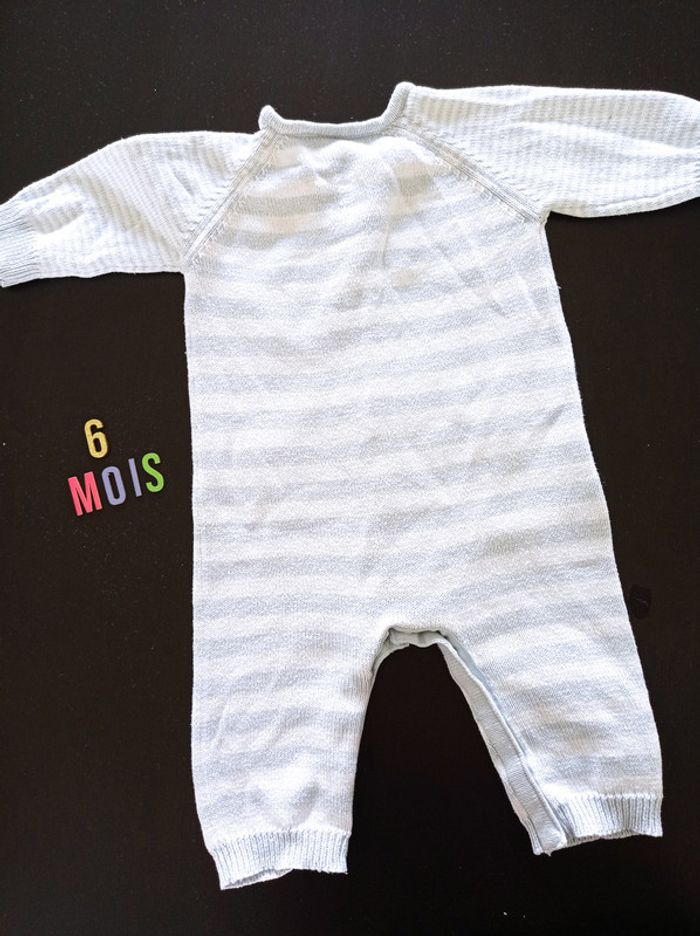 Pyjama/Combinaison Winnie bébé garçon 6 mois - photo numéro 5