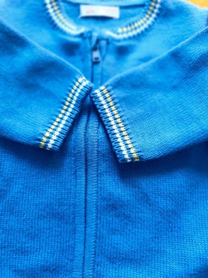 Gilet zippé DPAM 6 mois 67 cm - photo numéro 3