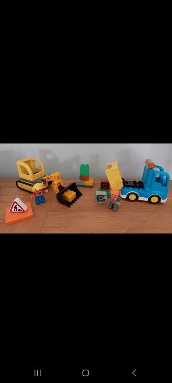 Lego Duplo pelleteuse, camion benne