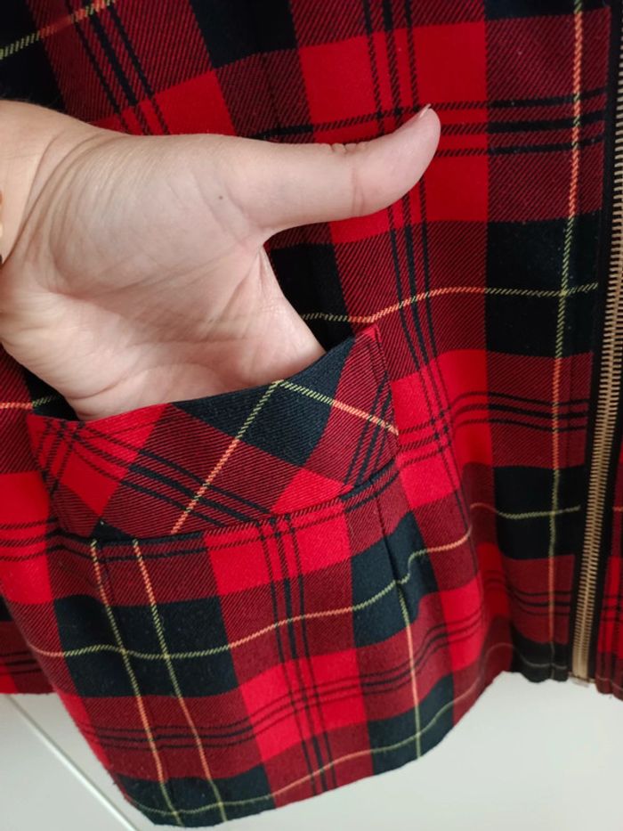 Ensemble veste + jupe rouge ecossais 38 - photo numéro 8