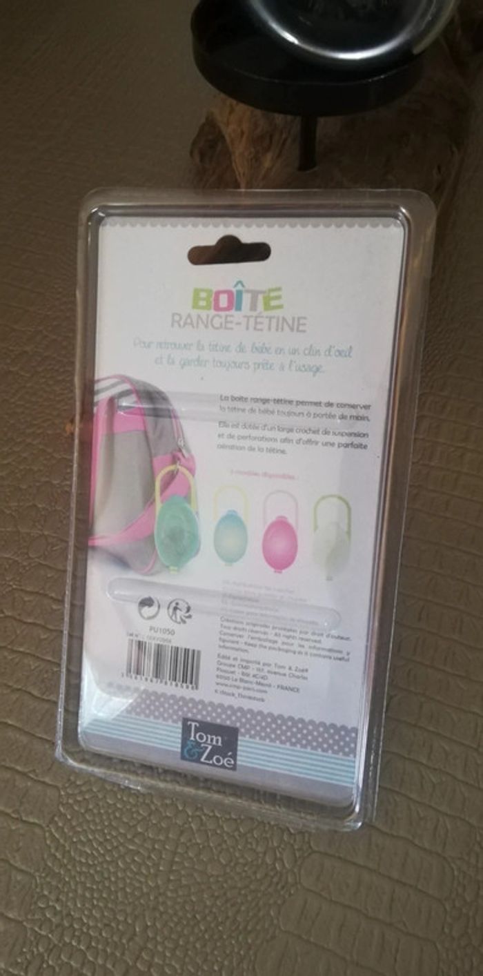 Boîte range tétine bleu - photo numéro 2