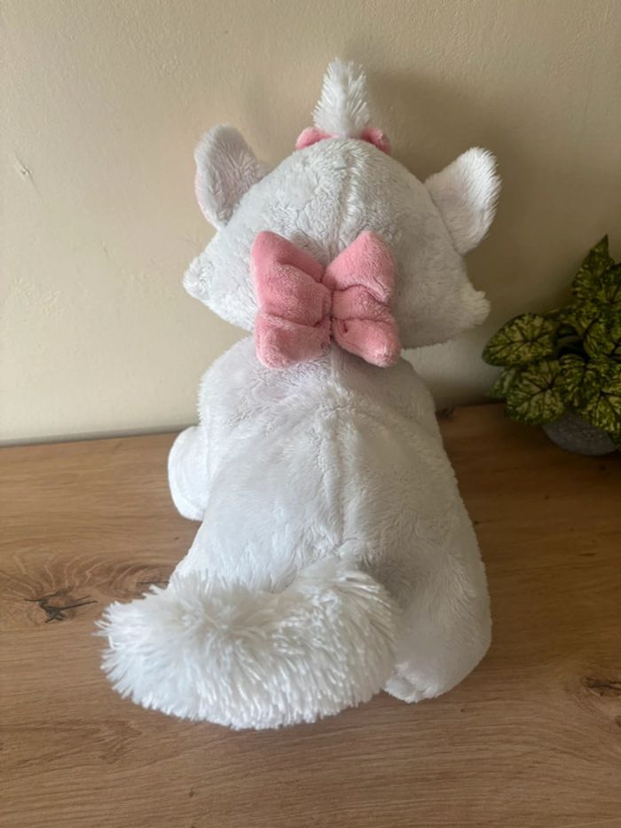 Grosse peluche chat Marie blanc rose les aristochats Disney nicotoy - photo numéro 4