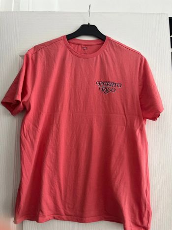 T shirt corail homme
