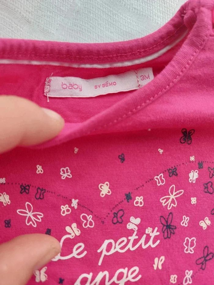 Tee-shirts manches longues 3 mois Baby Gemo - photo numéro 4