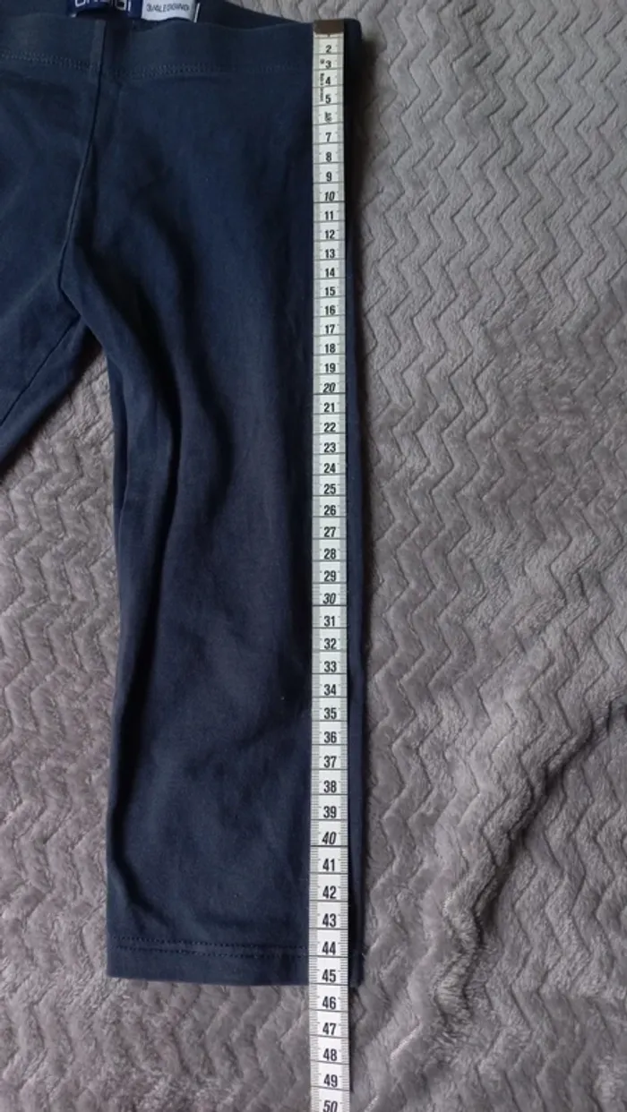 Leggings 3/4 okaïdi t6 marine - photo numéro 3