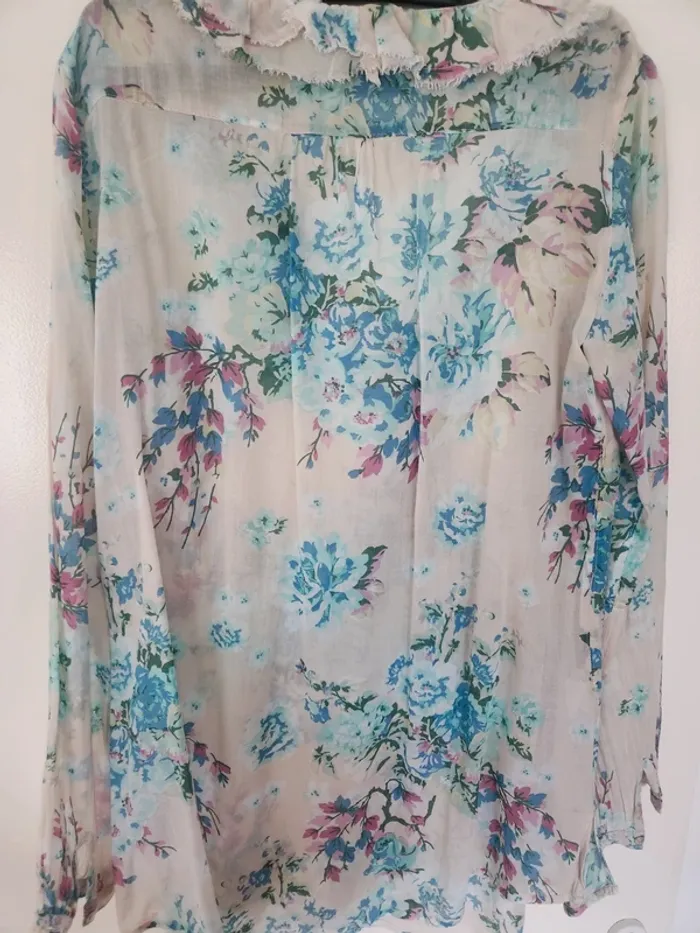 Jolie blouse fleurie Promod taille 40 - photo numéro 5