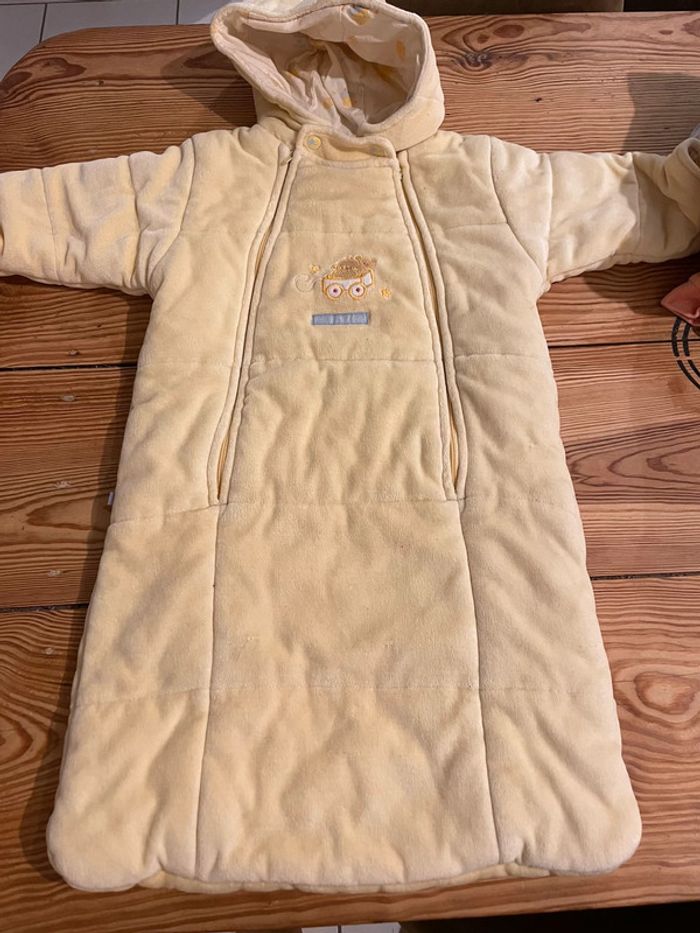 Nid d’ange manteau avec manches6 mois