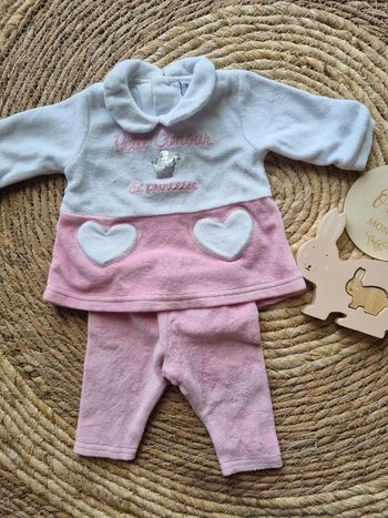 Ensemble velour fille