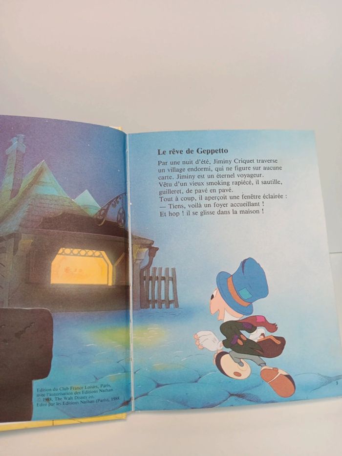 Livre Walt Disney vintage Pinocchio 111 pages - photo numéro 5