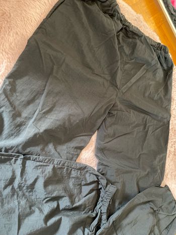 Pantalon parachute noir