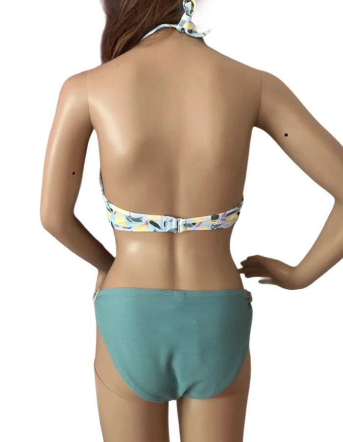 🍋Maillot de bain deux pièces motif citron lemon swimsuit new with tags🍋 - photo numéro 6