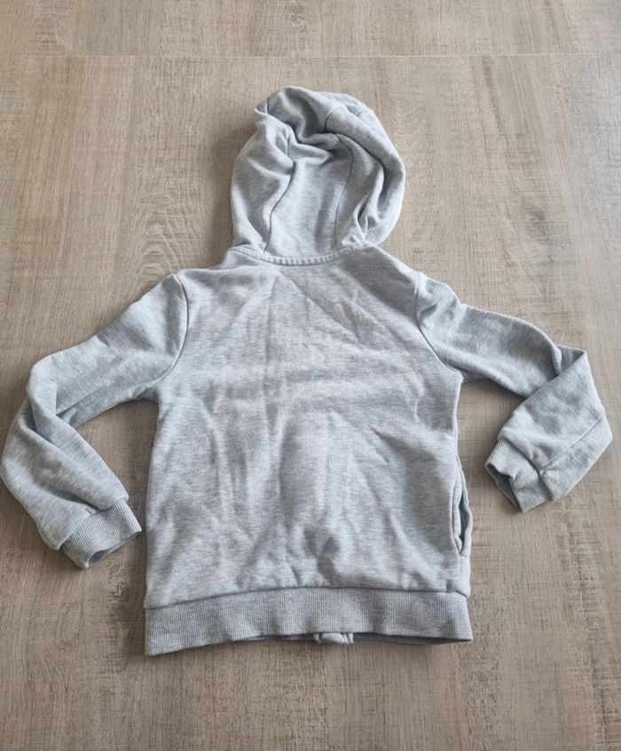 Veste zippée sweat fille 5 ans - photo numéro 4