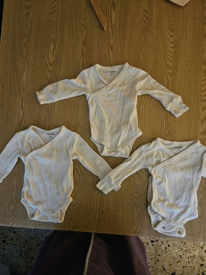 Lot de 3 bodies Kiabi